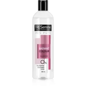 image of TRESemme Pro Pure Radiant Colour shampoo for colour-treated hair 380 ml