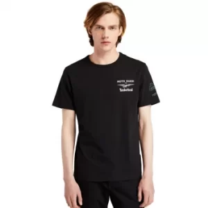 Image of Moto Guzzi X Timberland T-Shirt For Men In Black Black, Size M