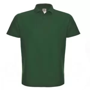 Image of B&C ID.001 Mens Short Sleeve Polo Shirt (2XL) (Bottle Green)