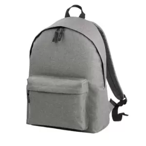 BagBase Two Tone Fashion Backpack (18 Litres, Grey Marl)