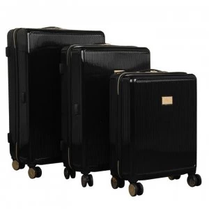 Image of Dune Olive Hard Black Suitcase