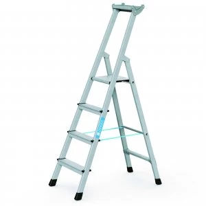 image of Zarges Anodised Trade Platform Step Ladder 4