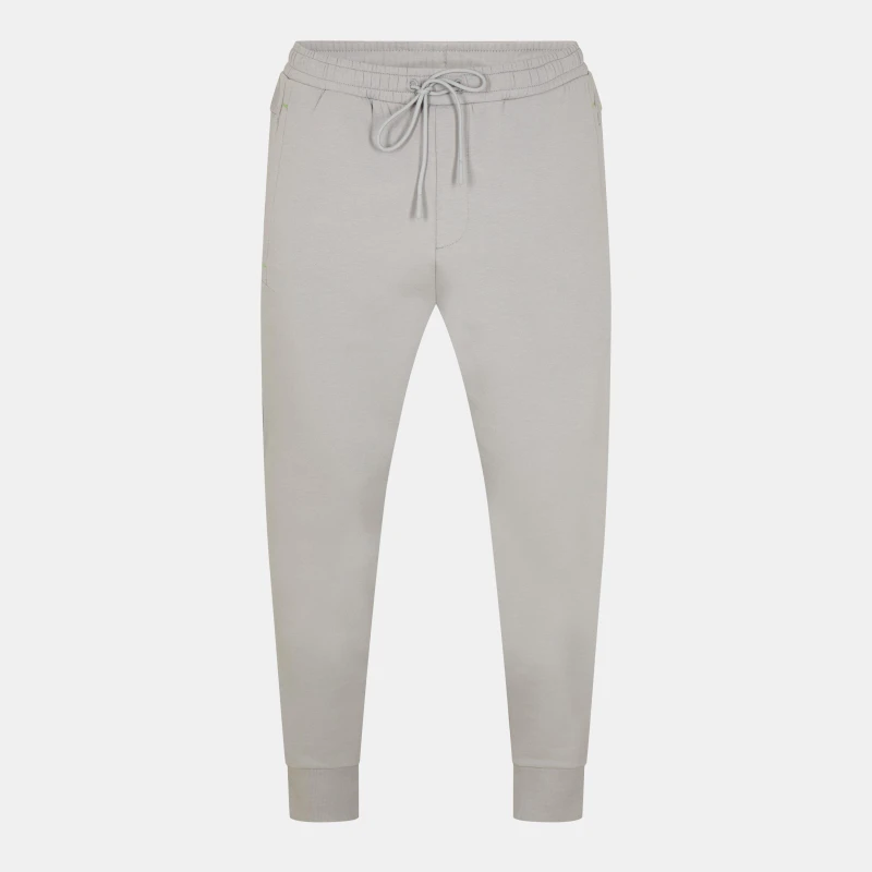 Image of Boss Mens Hadiko Closed Hem Fleece Joggers Grey male S