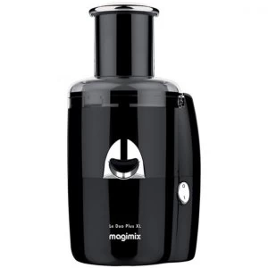 image of Magimix 18045 BLACK Le Duo Plus XL Juice Extractor Finished Black