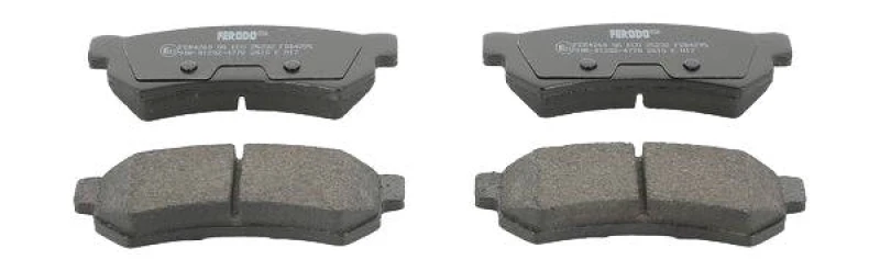Image of FERODO FDB4295 Brake pad set not prepared for wear warning indicator, without accessories Brake Pad Set,disc brake (402)