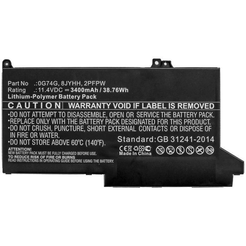Image of CoreParts 8JYHH-CP laptop spare part Battery
