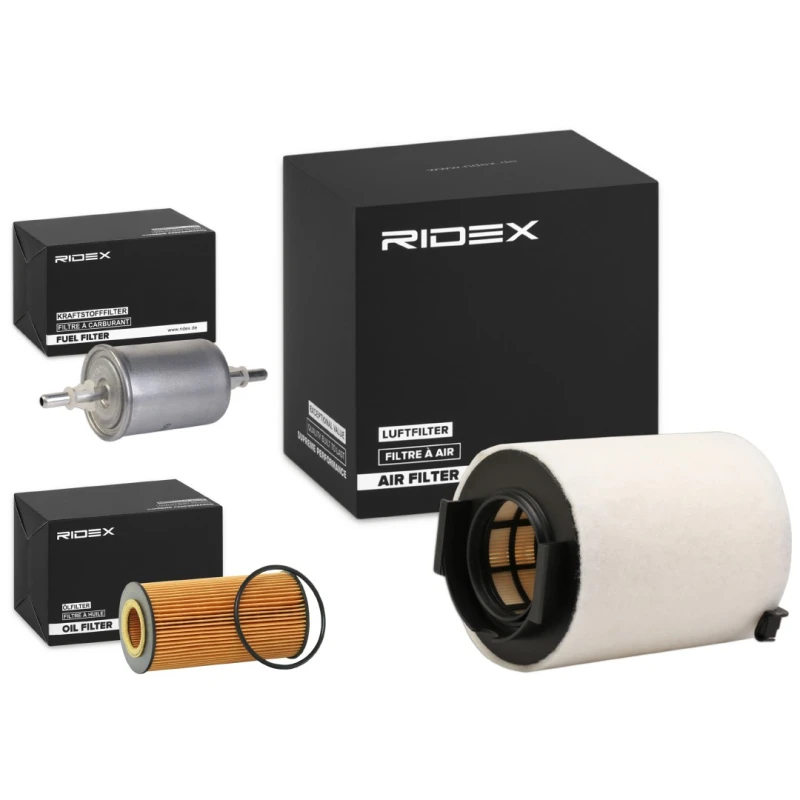Image of RIDEX 4055F22794 Filter Set with gasket/seal, with pre-filter Filter Set (4055)
