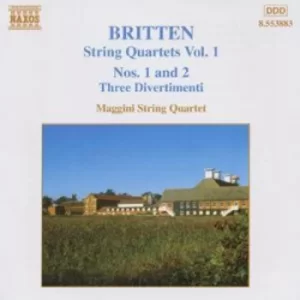 image of Britten String Quartets Vol1 by Andrew Walton CD Album