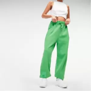 image of Missguided Re Styld Embroidered Detail Joggers - Green