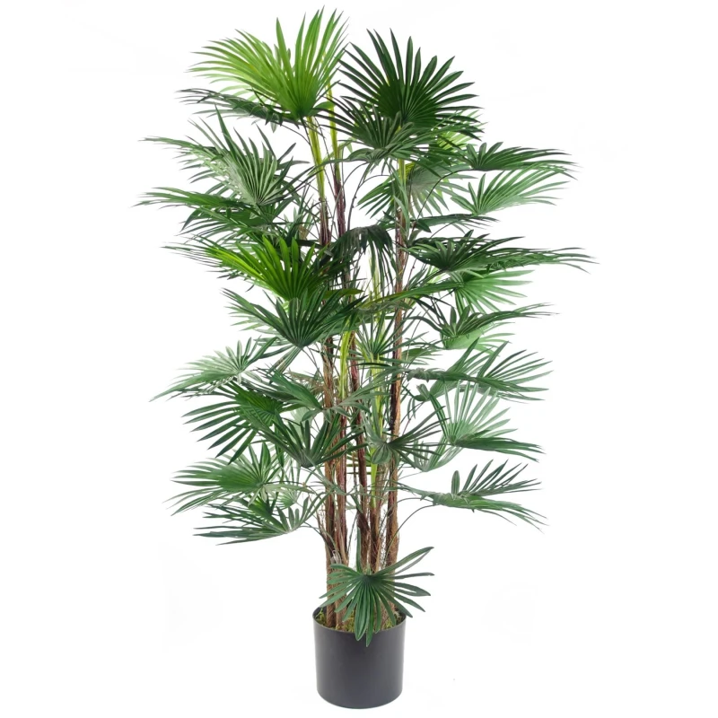 Image of Leaf Design 120cm Fan Palm Artificial Tree