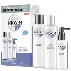 Image of Nioxin SYS5 Care System Trial Kit for Chemically Treated Hair with Light Thinning Small
