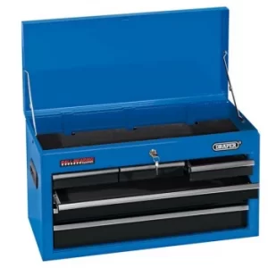 image of Draper Tool Chest, 6 Drawer, 26", Blue