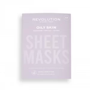 image of Revolution Skincare Biodegradable Oily Skin Sheet Mask