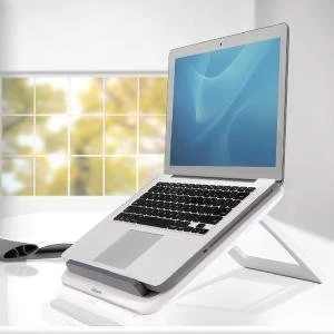 image of Fellowes I Spire Laptop Quicklift White for 17" Laptop