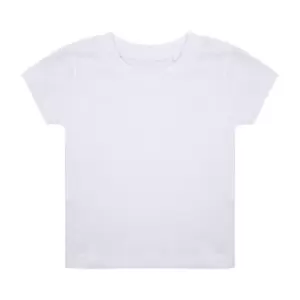 Image of Larkwood Babies Organic T-Shirt (0-3 Months) (White)
