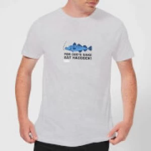Image of Plain Lazy for Cod's Sake Mens T-Shirt - Grey - L