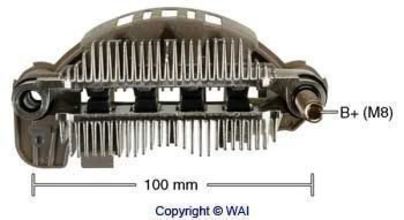 Image of WAI Rectifier, alternator WAI IMR10058
