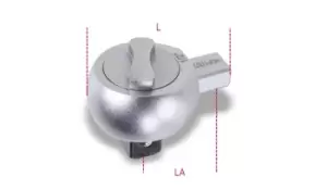 Image of Beta Tools 615 Reversible Ratchet for Torque Bar 1/2 x Rectangular 14x18mm Drive