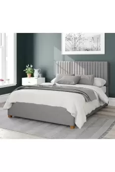 Image of Grant Upholstered Ottoman Storage Bed, Eire Linen Fabric