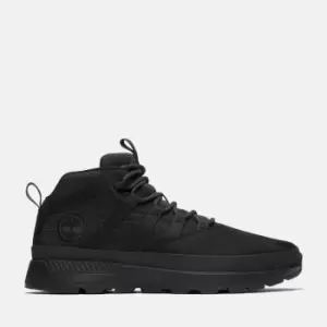 Image of Timberland Euro Trekker Trainer For Men In Monochrome Black Black, Size 10.5