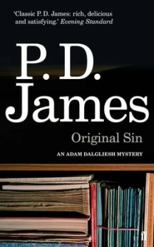 Image of Original Sin by P. D James Paperback