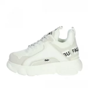 buffalo Sneakers Women White Pelle Sintetico/tessuto