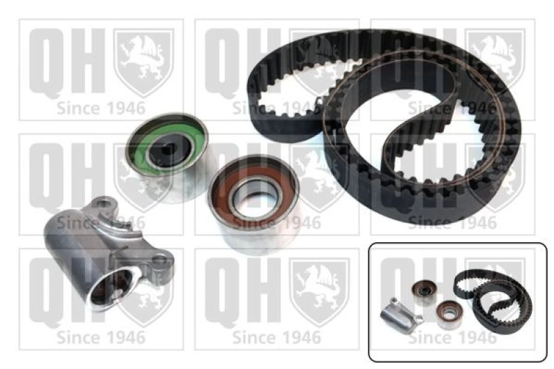 Image of QUINTON HAZELL Timing belt kit QUINTON HAZELL QBK829