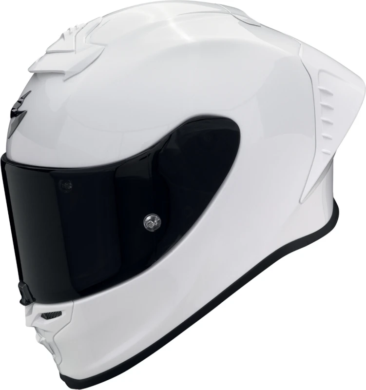 Image of Scorpion EXO-R1 Evo Air FIM Racing #1 Solid Pearl White Full Face Helmet Size XL