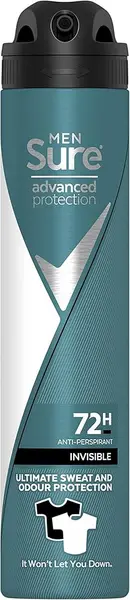 Image of Sure Men Advance Protection Invisible Deodorant 200ml