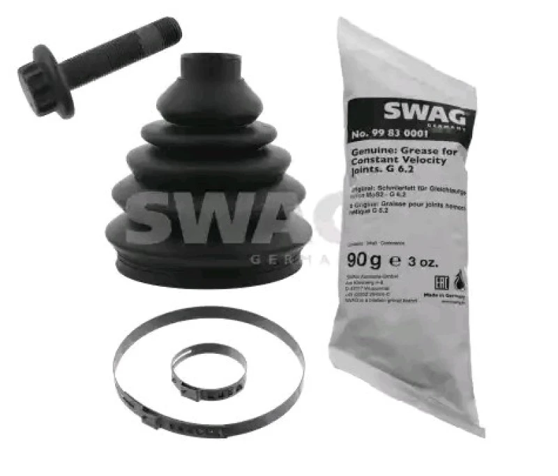Image of SWAG 30 94 9070 CV Boot Thermoplast, with screw Thermoplast Bellow,drive shaft (194)