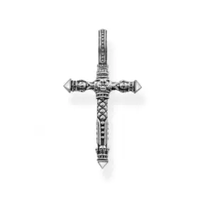 Image of Thomas Sabo Small Blackened Cross Pendant PE503-001-12