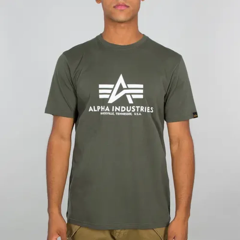 Image of alpha industries T-Shirt Alpha Industries Basic Vert Male XL