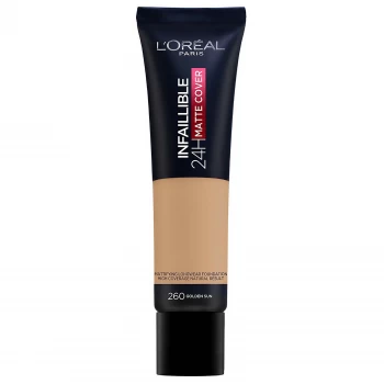 Image of LOreal Paris Infallible Matte Foundation 260 Golden Sun