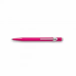 image of Caran d Ache Popline 849 Ballpoint Pen with Gift Tin, Pink