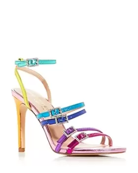 image of Kurt Geiger London Womens Pierra Buckle Strappy Sandals