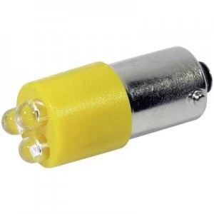 Image of LED bulb BA9s Yellow 230 V AC 110 mcd CML