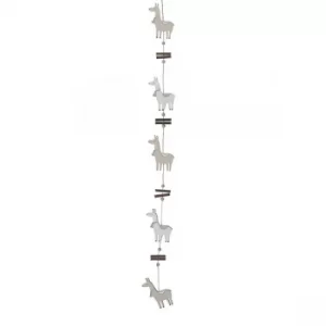 Image of Wooden Llama Garland by Heaven Sends