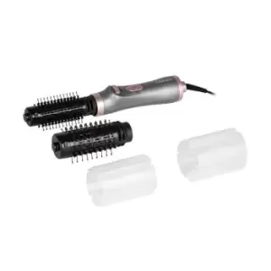 Image of Carmen Experta Ceramic Rotating Hot Air Styler Grey with Pink
