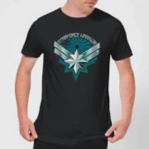 Image of Captain Marvel Starforce Warrior Mens T-Shirt - Black