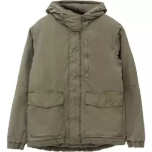 Image of French Connection Peached Parka Cotton (Short) - Green