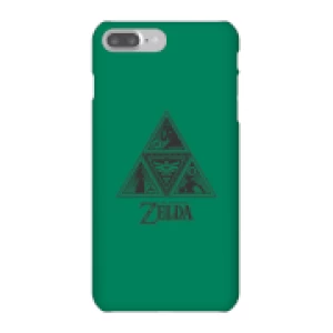 image of Nintendo The Legend Of Zelda Triforce Phone Case - iPhone 7 Plus - Snap Case - Matte