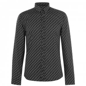 Image of Hugo Boss Ero 3 Pattern Shirt Black Size L Men