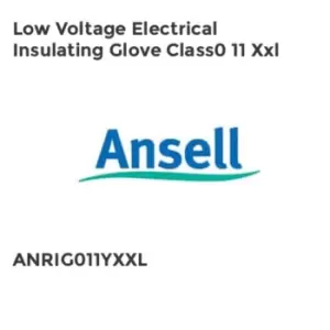 Image of Ansell LOW VOLTAGE ELECTRICAL INSULATING GLOVE CLASS0 11 XXL