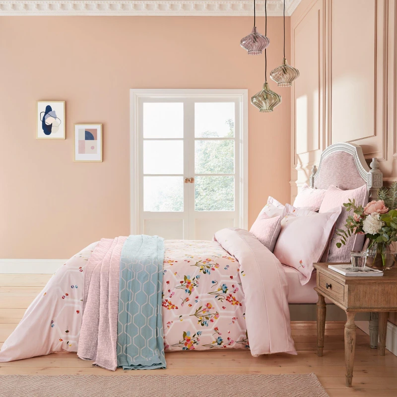 Image of Ted Baker Home Peppermint Duvet Cover Set - Pink Pink Single