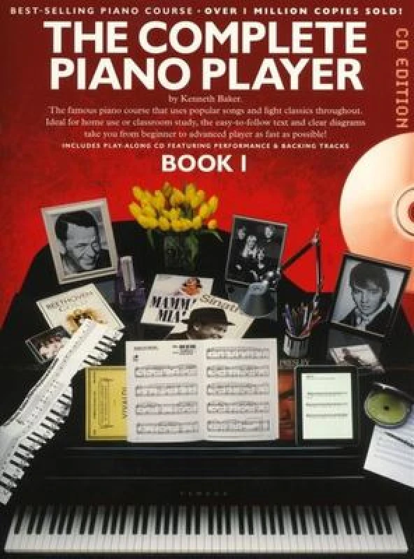 Image of Complete Piano Player Book 1 - Cd Edition by Kenneth Baker Book