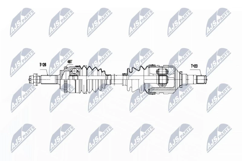Image of NTY Drive shaft NTY NPW-TY-056