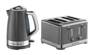 Image of Russell Hobbs 28082BU Structure Kettle & 4 Slice Toaster Bundle