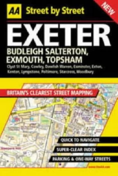 Image of Aa Street by Street Exeter Paperback
