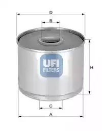 Image of UFI 24.360.01 Fuel Filter