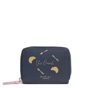 Image of Radley Scottie Zip Purse - Blue